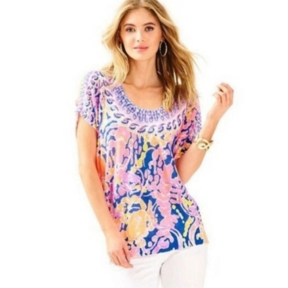 Lilly Pulitzer Elliston Sweater Top - Picture 3 of 10
